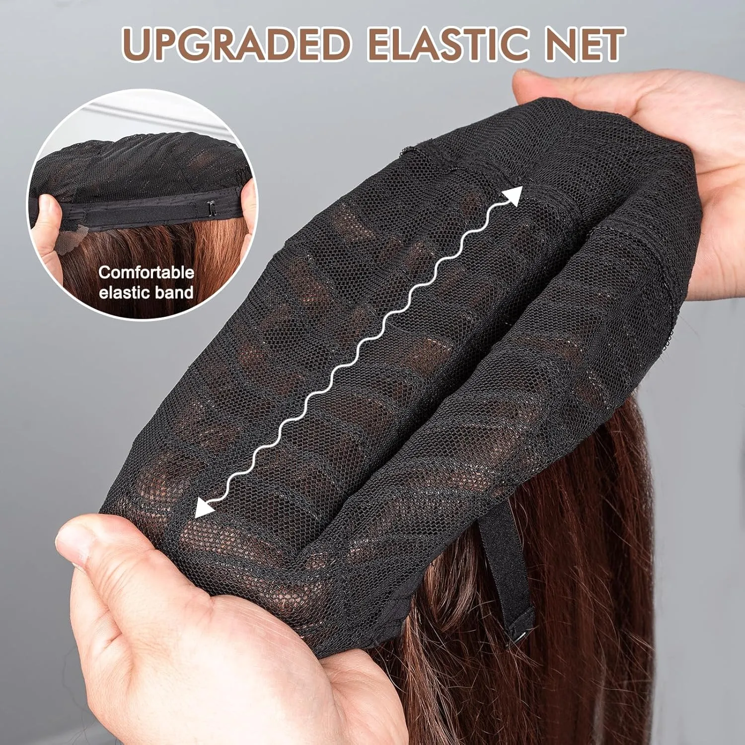ToyoTress Highlight Ombre Synthetic Lace Front Wig With Bangs - 26 Inch Tangle-free Synthetic Lace Wigs Pre-Plucked Long Straight Glueless HD Lace Wigs For Women (26 Inch, OP4/27/613-Bangs)