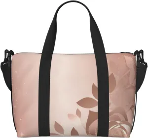Travel Duffel Bags Personal Item Bag Carry On Luggage Bag Training Handbag Lightweight Waterproof Sports Gym Bag Gold Wallpaper Weekender Bag for Women Men, Black, One Size, Travel Duffle