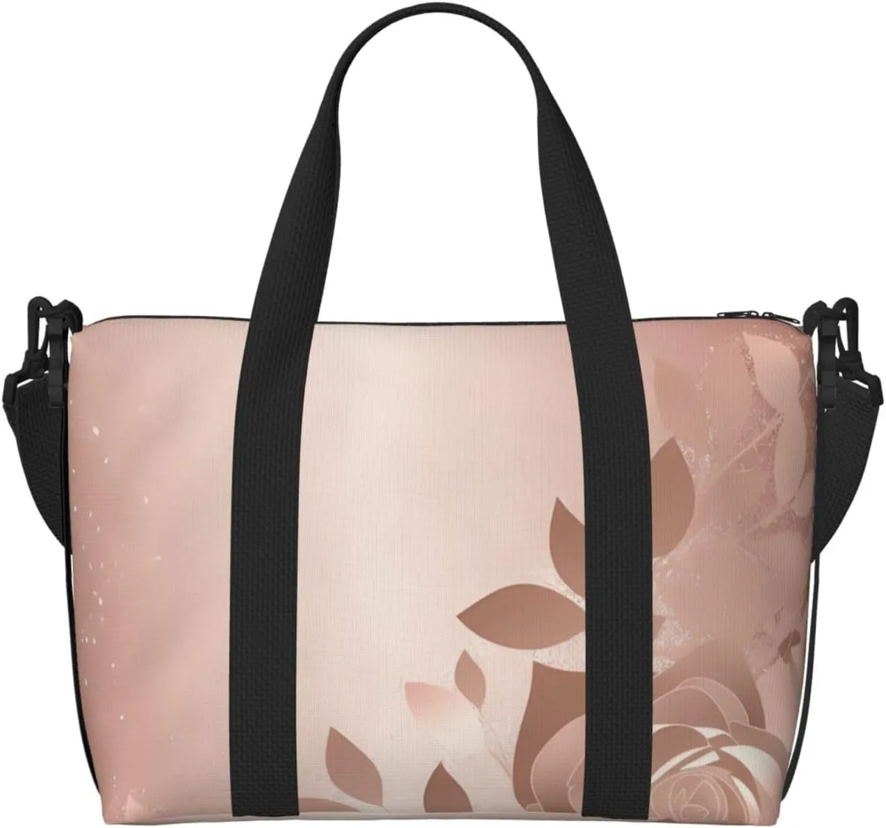 Travel Duffel Bags Personal Item Bag Carry On Luggage Bag Training Handbag Lightweight Waterproof Sports Gym Bag Gold Wallpaper Weekender Bag for Women Men, Black, One Size, Travel Duffle