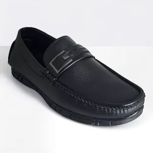 TRY IT 228 BLACK Men's Loafers Shoes