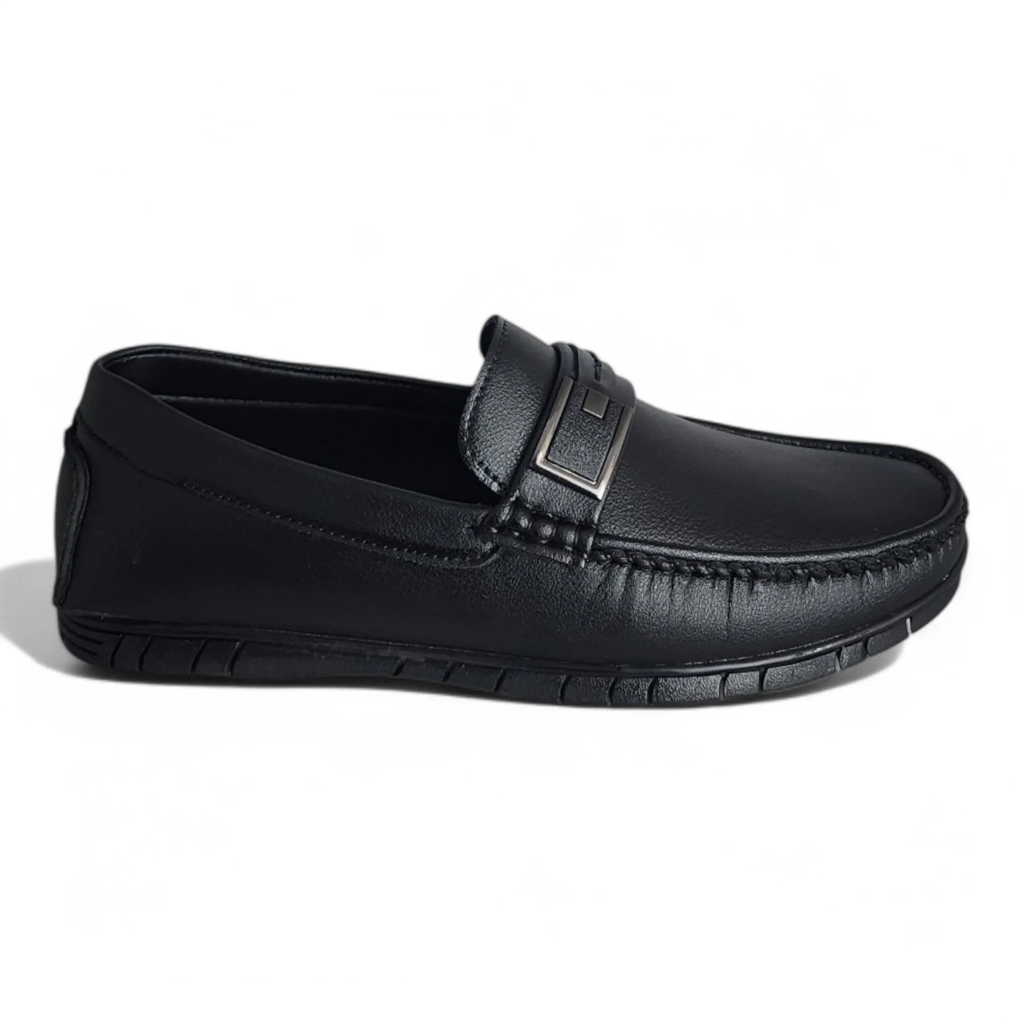 TRY IT 228 BLACK Men's Loafers Shoes