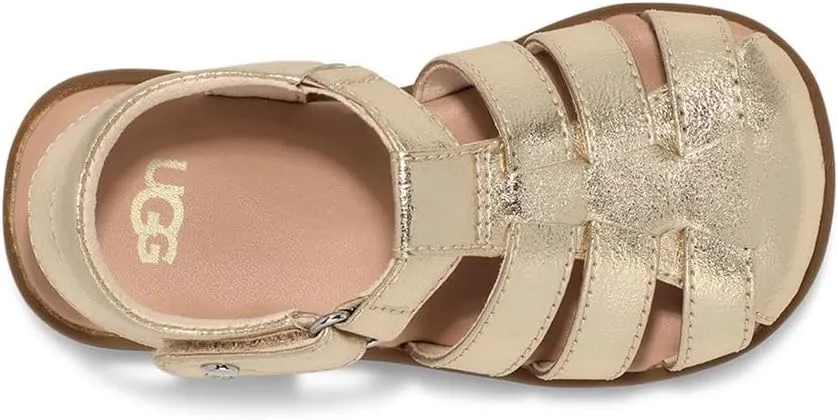 UGG Girl's Kolding Metallic Fisherman Sandal