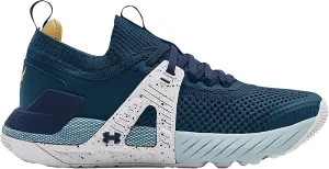 Under Armour Youth Big Kids UA Project Rock 4 Training Shoes (Blue/White 401, US Footwear Size System, Big Kid, Men, Numeric, Medium, 5.5)