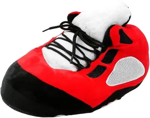 Unisex Fluffy Sneaker Slippers, Comfy Non-Slip Warm Indoor/Outdoor Plush Slippers