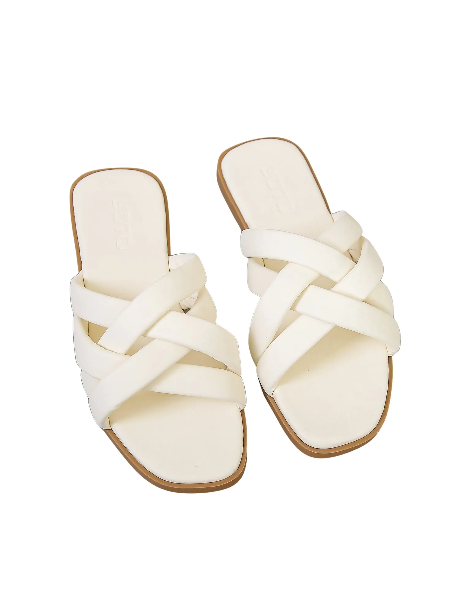 Urban Airy Flat Slides-Purple