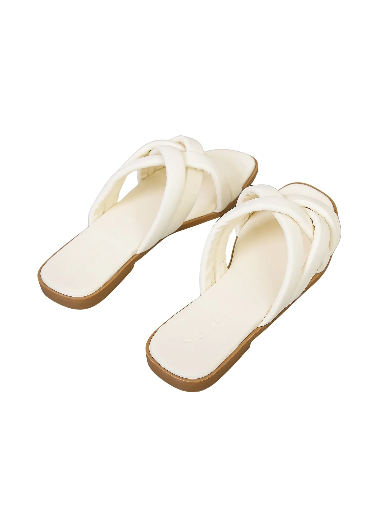 Urban Airy Flat Slides-Purple