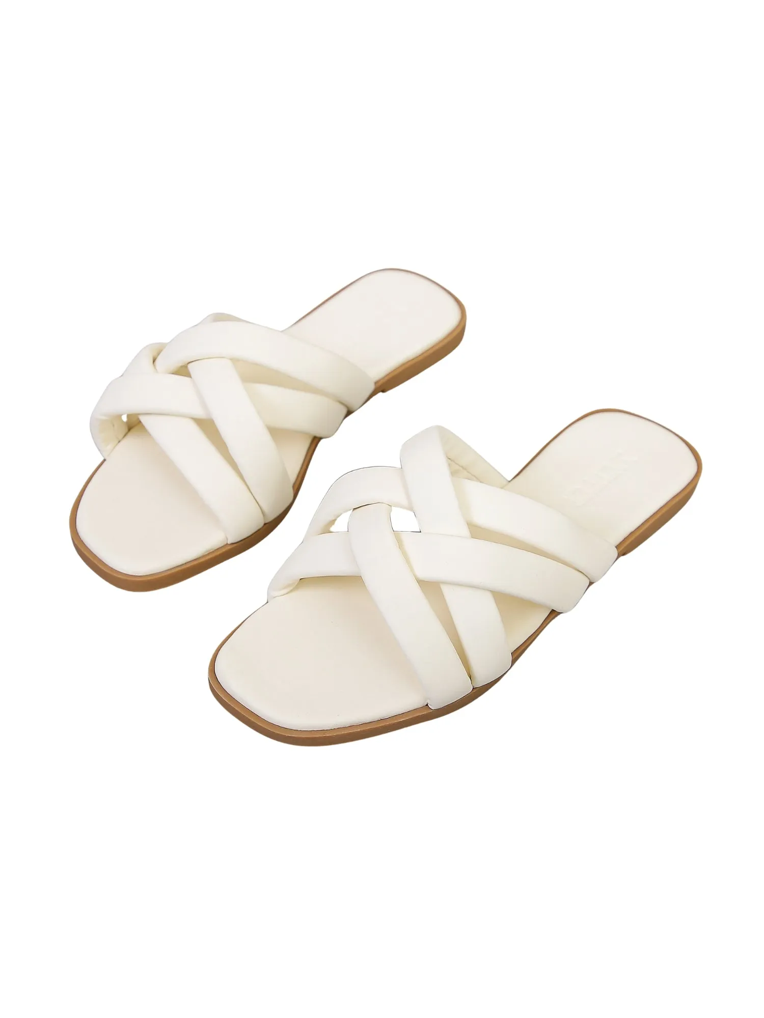 Urban Airy Flat Slides-Purple