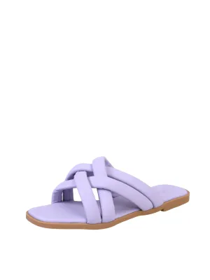 Urban Airy Flat Slides-Purple