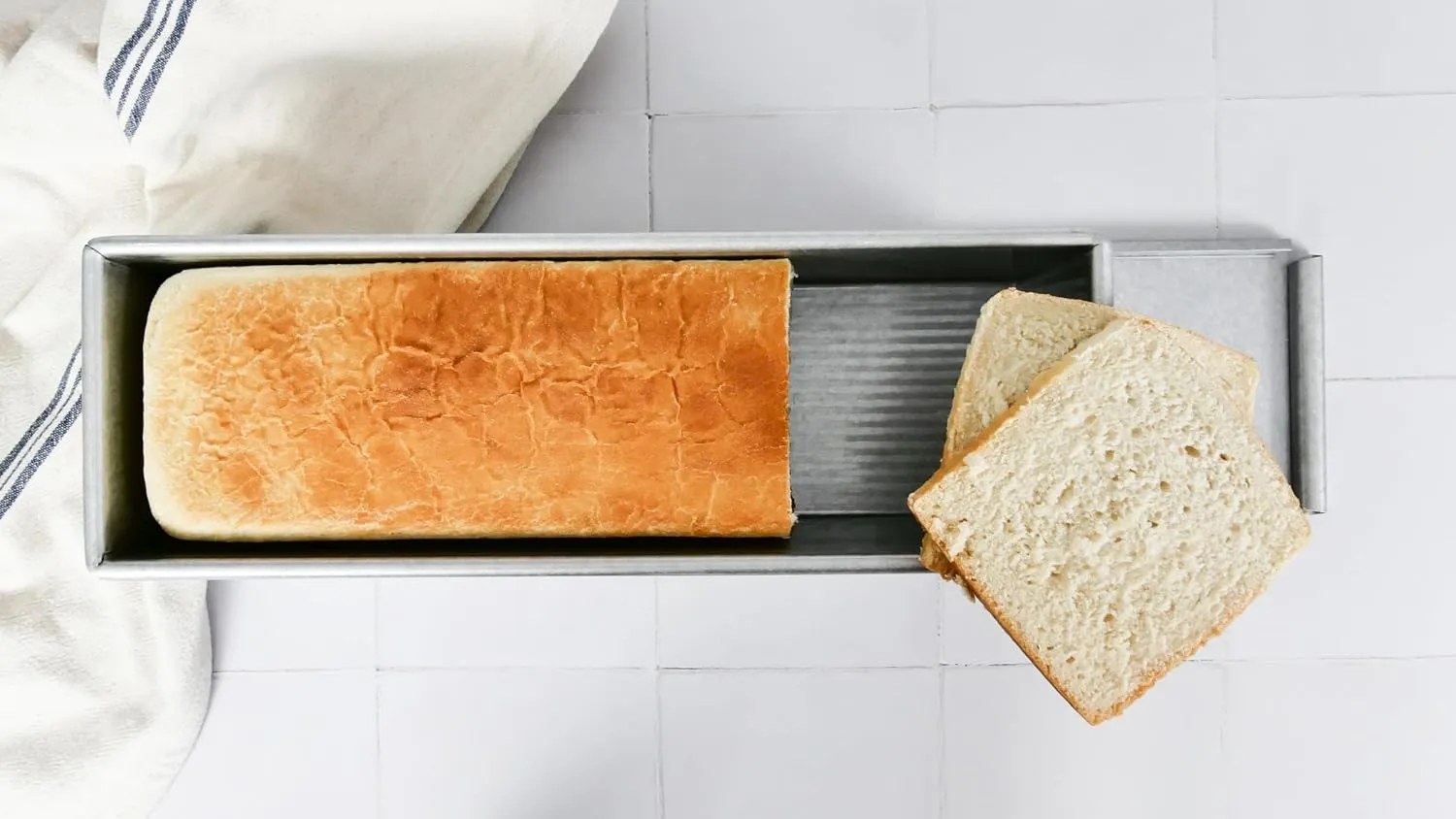 USA Pan Pullman Loaf Pan with Cover, Large w Set of 2