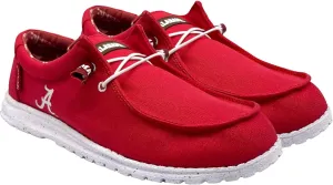 Vaccari Men's Nate NCAA Slip-On Canvas Loafers | Comfortable & Light-Weight Casual Shoes
