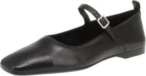 Vagabond Shoemakers Delia Leather Mary Jane Flat - Flats for Women - Cow Leather Upper - Buckle Closure Black EU 36 (US Women's 6) M
