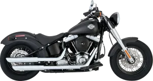 VANCE & HINES 3" Twin Slash Slip-On Muffler - Chrome 16341