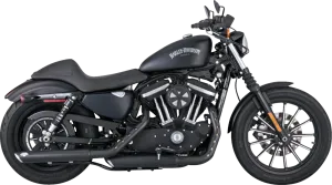 VANCE & HINES 3" Twin Slash Slip-On Mufflers - Black 46361
