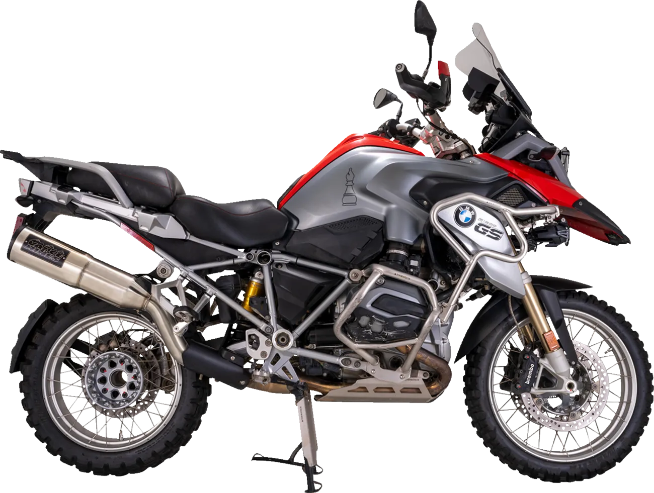 Vance & Hines Exhaust for BMW R1200GS / GSA 2013-2018 Hi-Output 500 Slip-On Muffler 16247