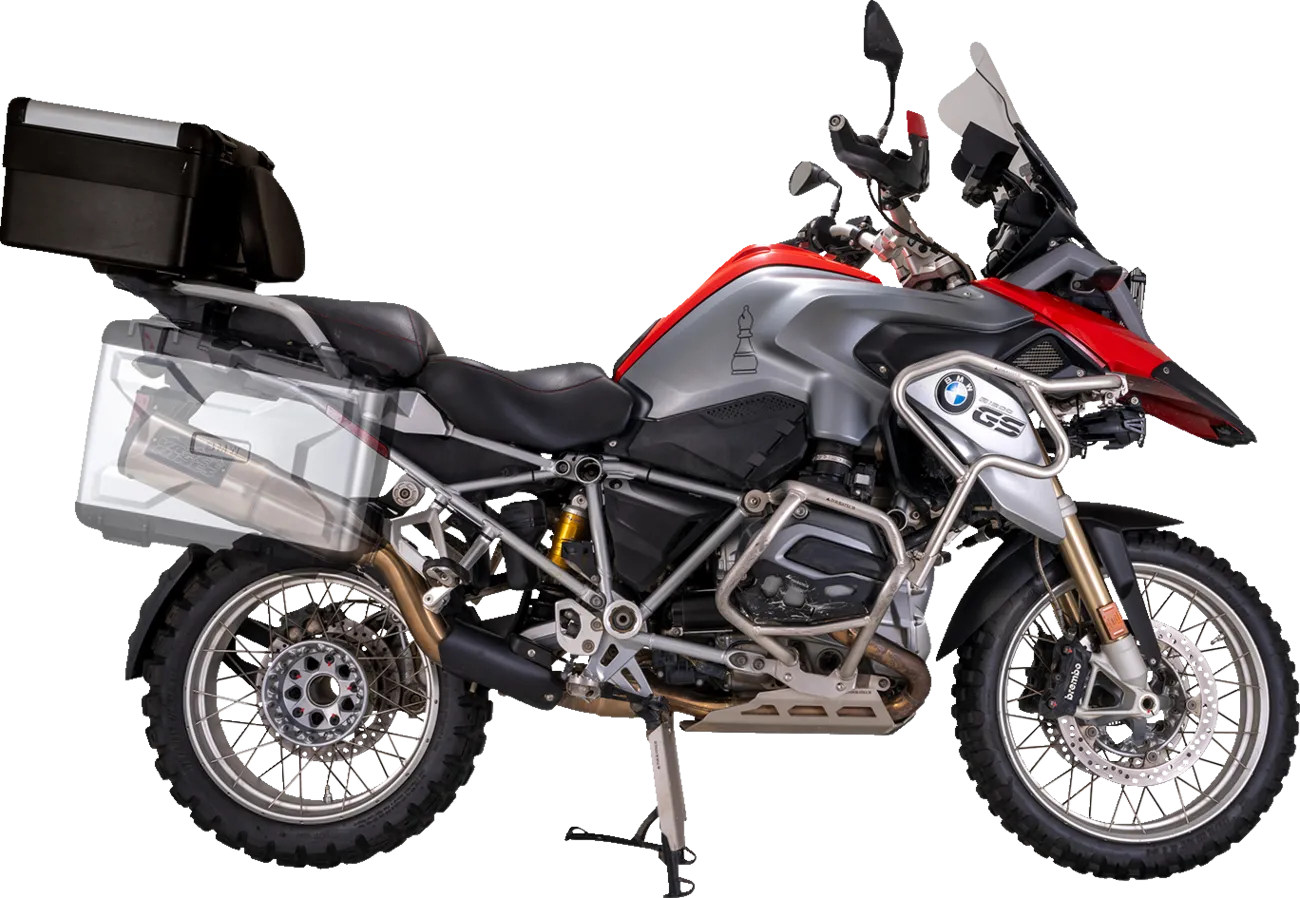 Vance & Hines Exhaust for BMW R1200GS / GSA 2013-2018 Hi-Output 500 Slip-On Muffler 16247