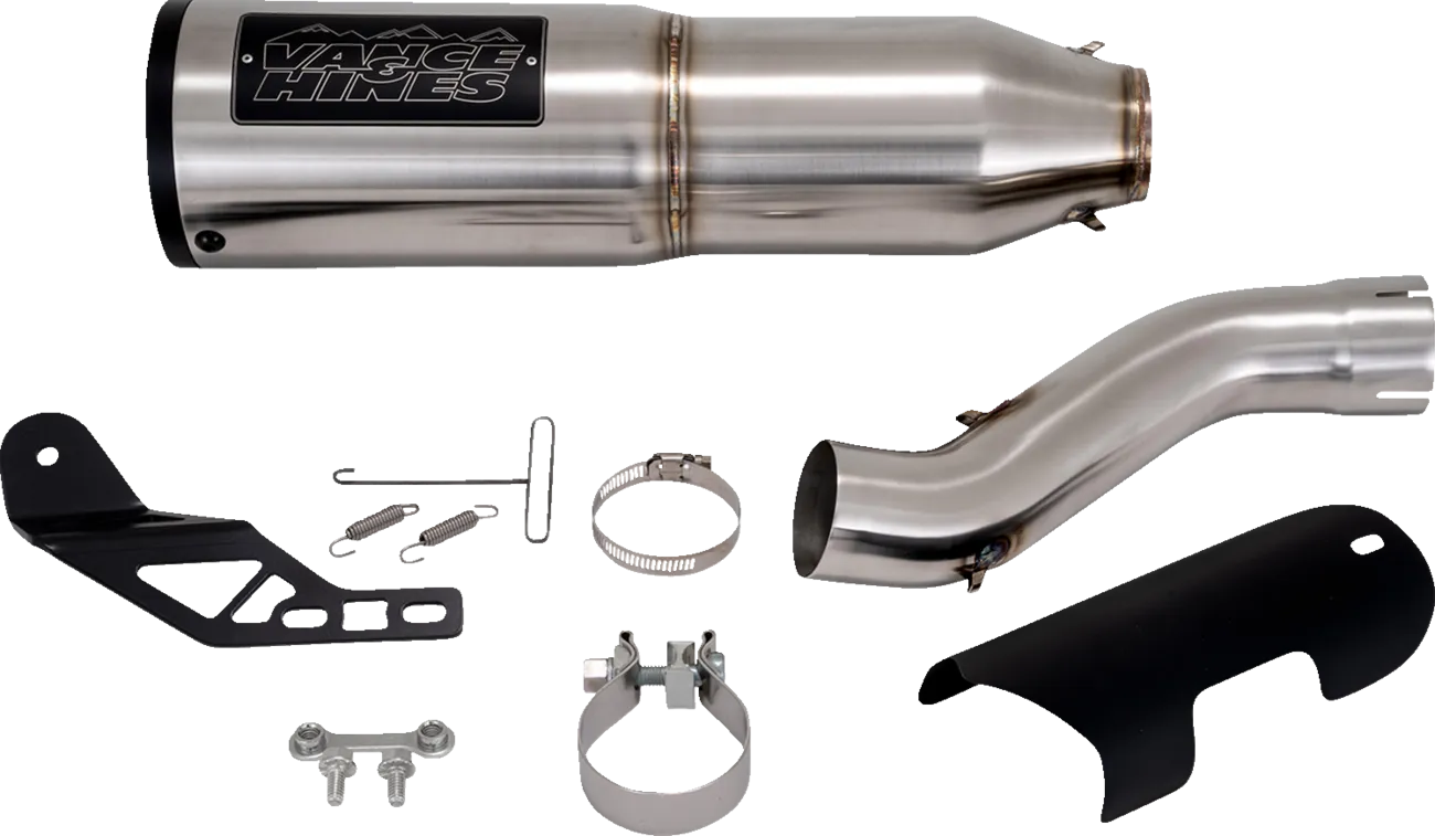 Vance & Hines Exhaust for BMW R1200GS / GSA 2013-2018 Hi-Output 500 Slip-On Muffler 16247