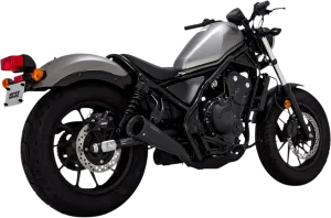 Vance & Hines Exhaust for Honda Rebel 500 2017-2024 Upsweep Black Slip-On Muffler 48421