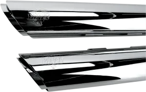 VANCE & HINES Twin Slash Mufflers - Chrome 16843