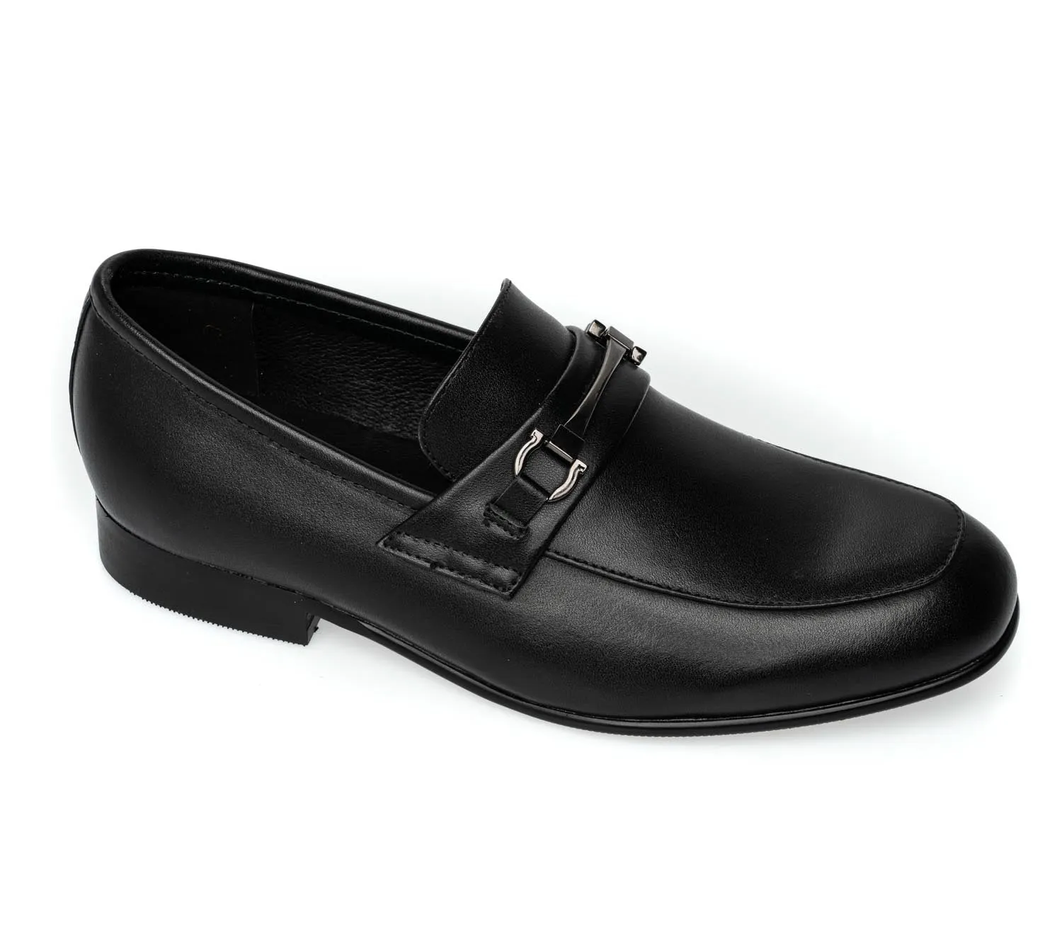 VENETTINI ACE49 BLACK BOYS SLIP ON LOAFER