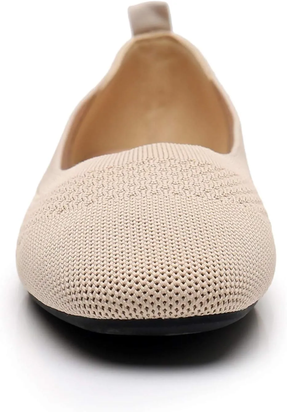 VenusCelia Women's Flexible Knit Flat Shoe