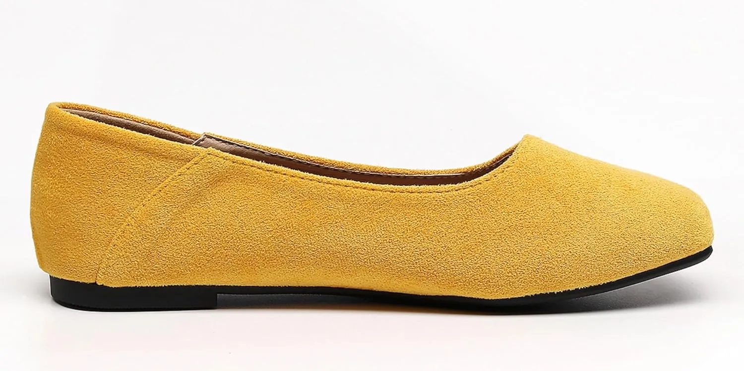VenusCelia Women's Plain Dance Flat Shoe
