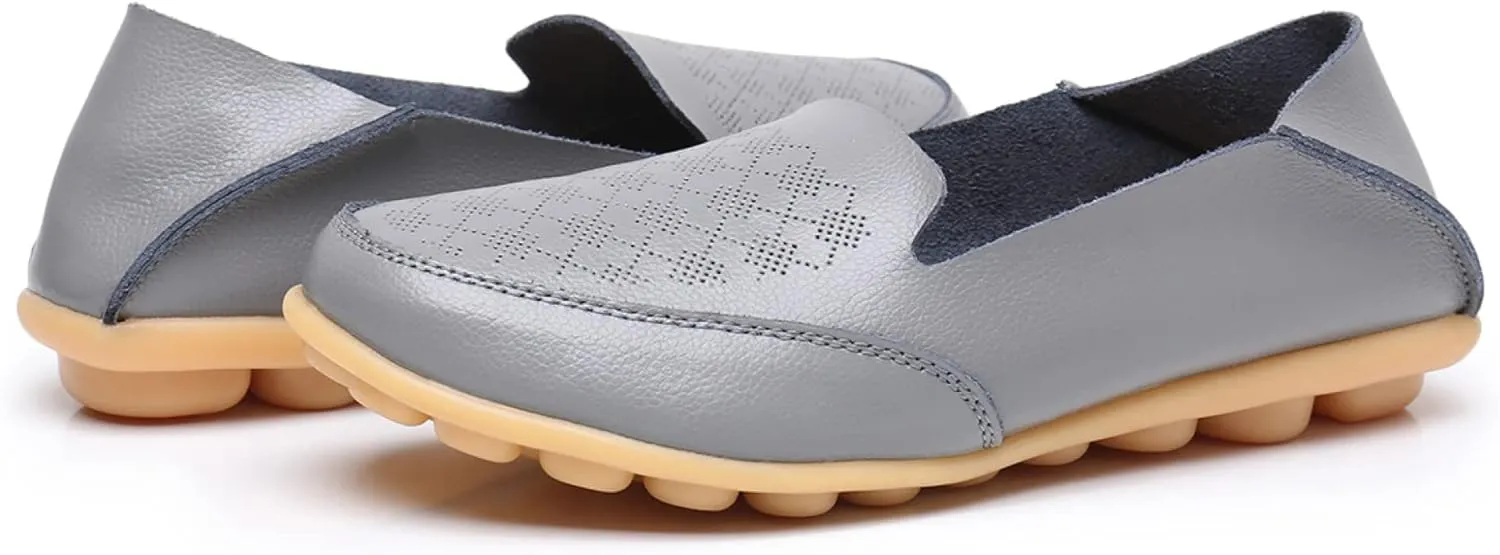 VenusCelia Women's Thawed Comfort Walking Flat Loafer