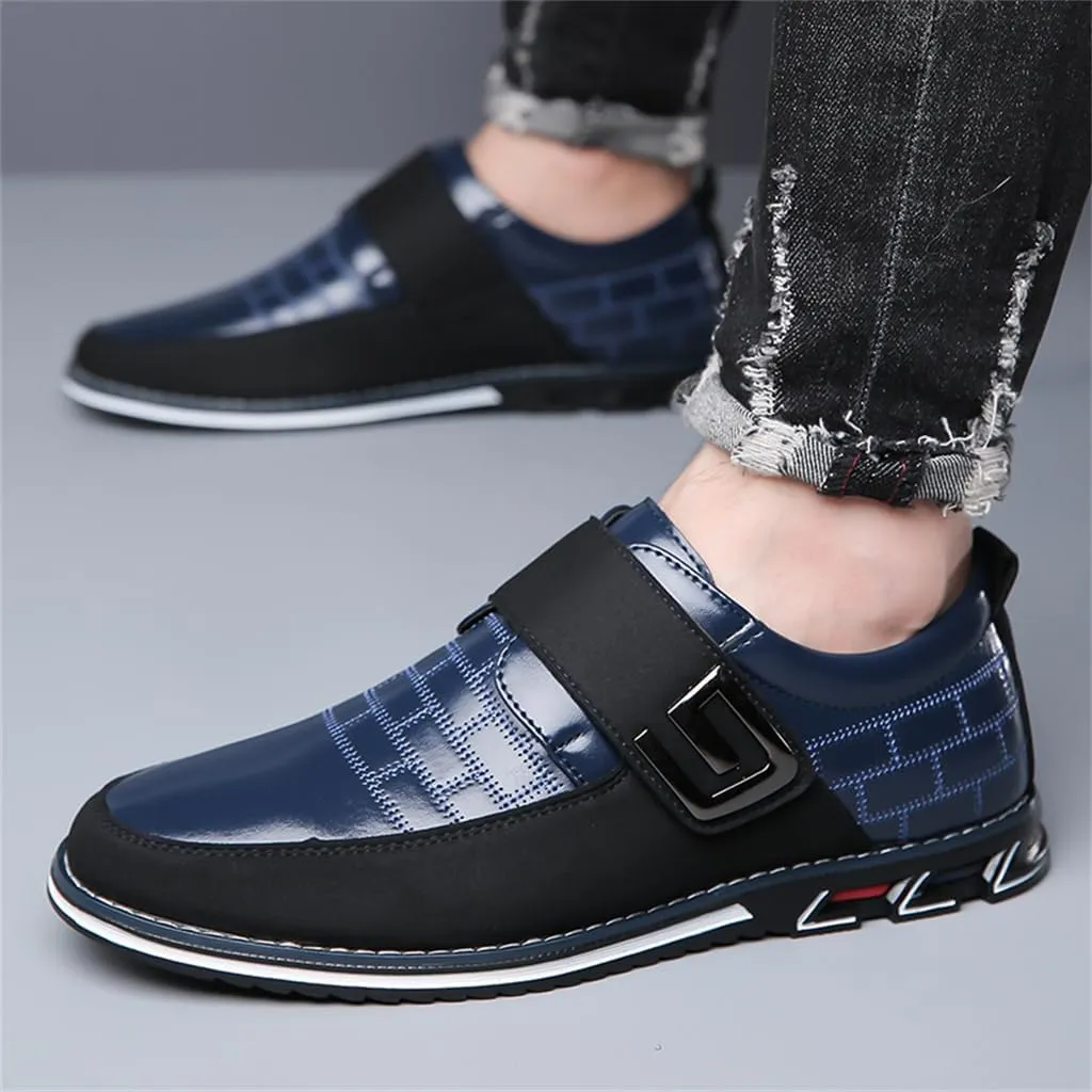 Veslexth Men Casual Driving Sneakers Loafers Breathable Comfort Walking Wing Tips Lace Up Luxury Leather Shoes for Male Business Work Office Dress Outdoor