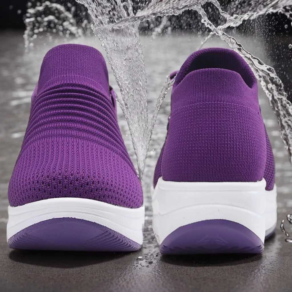 Walking Shoes for Women Slip On Nurse Slip Resistant Work Sock Sneakers Food Service Platform Comfortable Weight Light