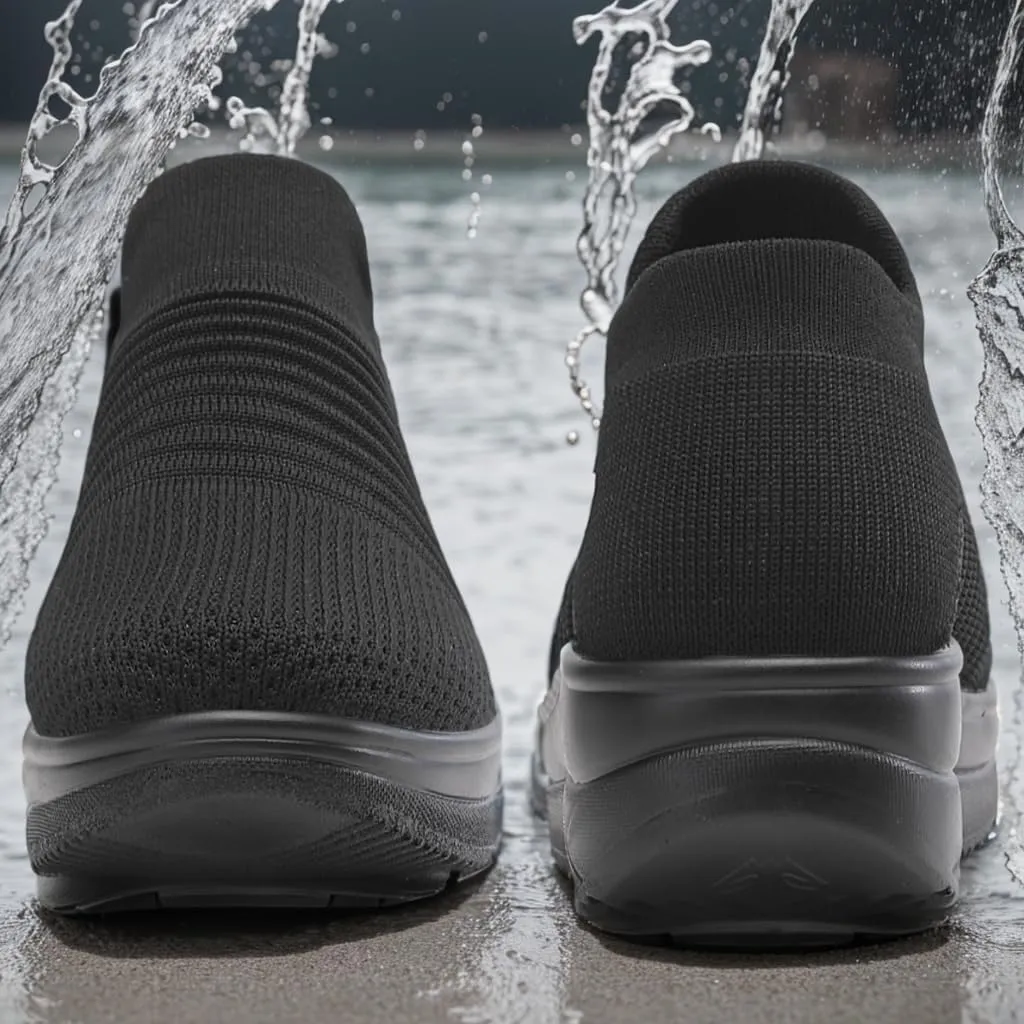 Walking Shoes for Women Slip On Nurse Slip Resistant Work Sock Sneakers Food Service Platform Comfortable Weight Light