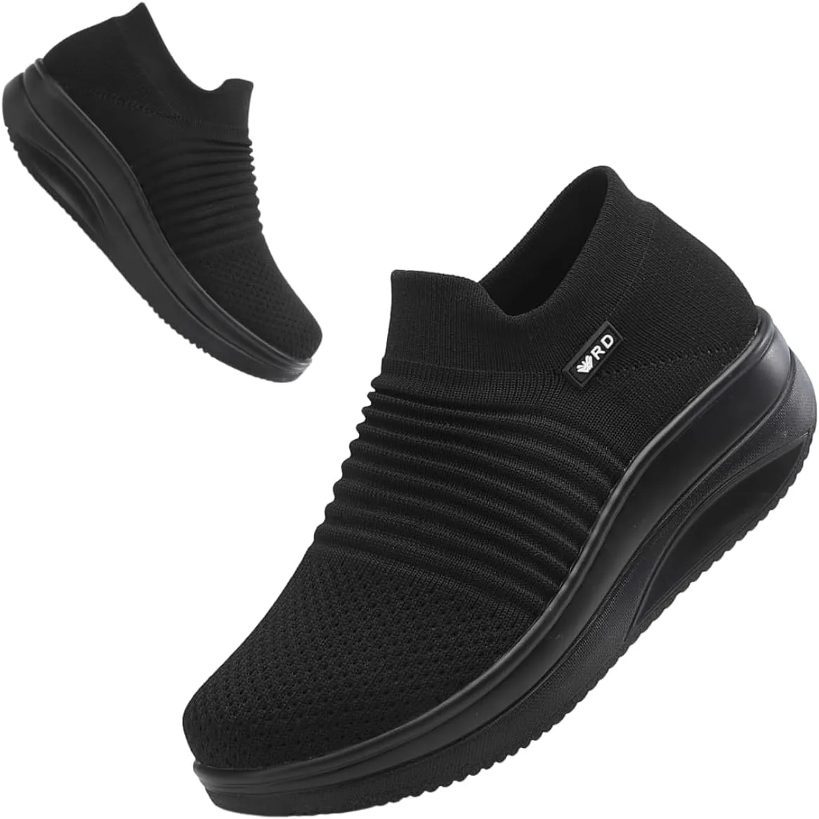Walking Shoes for Women Slip On Nurse Slip Resistant Work Sock Sneakers Food Service Platform Comfortable Weight Light