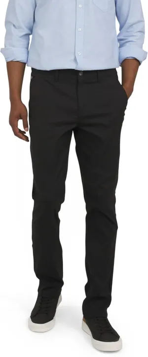 Weatherproof Vintage Men's Regular Fit Excursion Pants - Ultra Stretch Casual Flat Front Chino