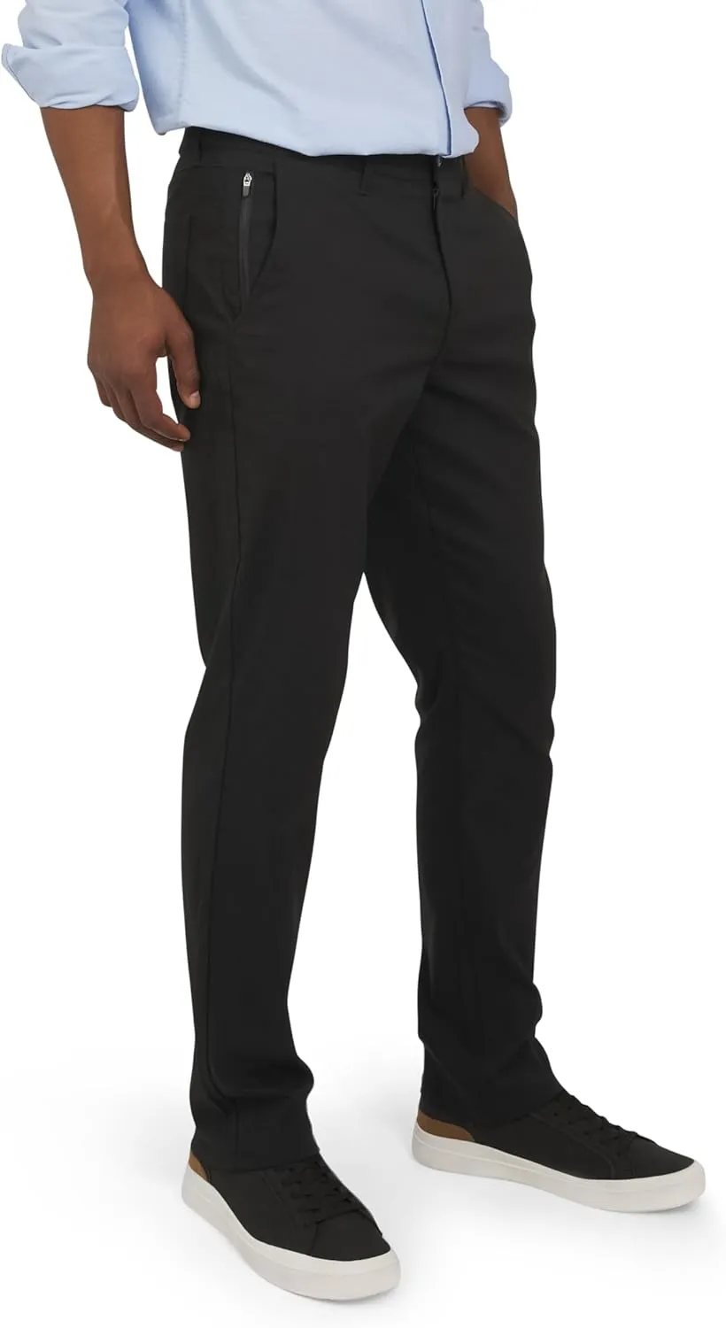 Weatherproof Vintage Men's Regular Fit Excursion Pants - Ultra Stretch Casual Flat Front Chino
