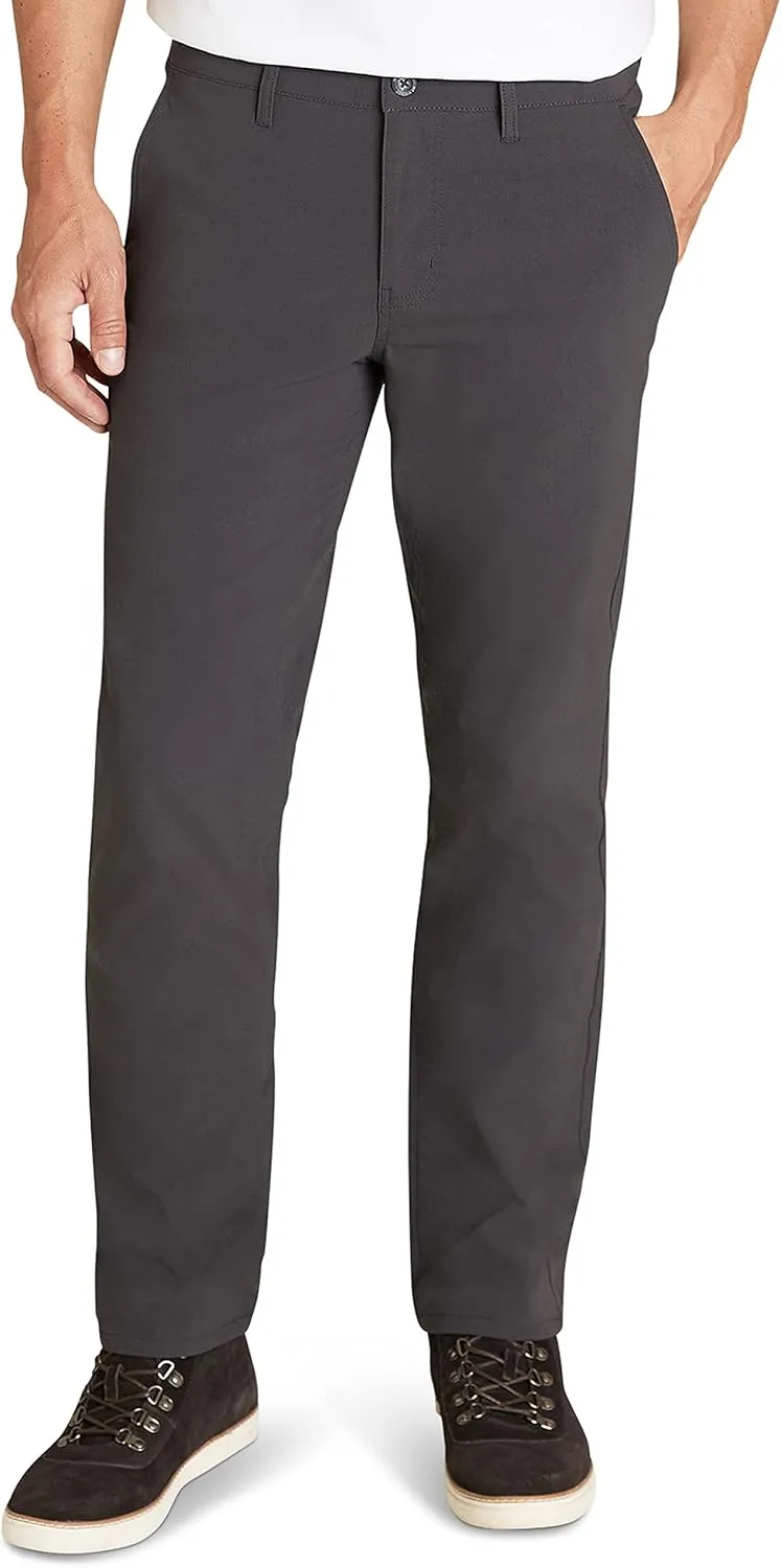 Weatherproof Vintage Men's Regular Fit Excursion Pants - Ultra Stretch Casual Flat Front Chino