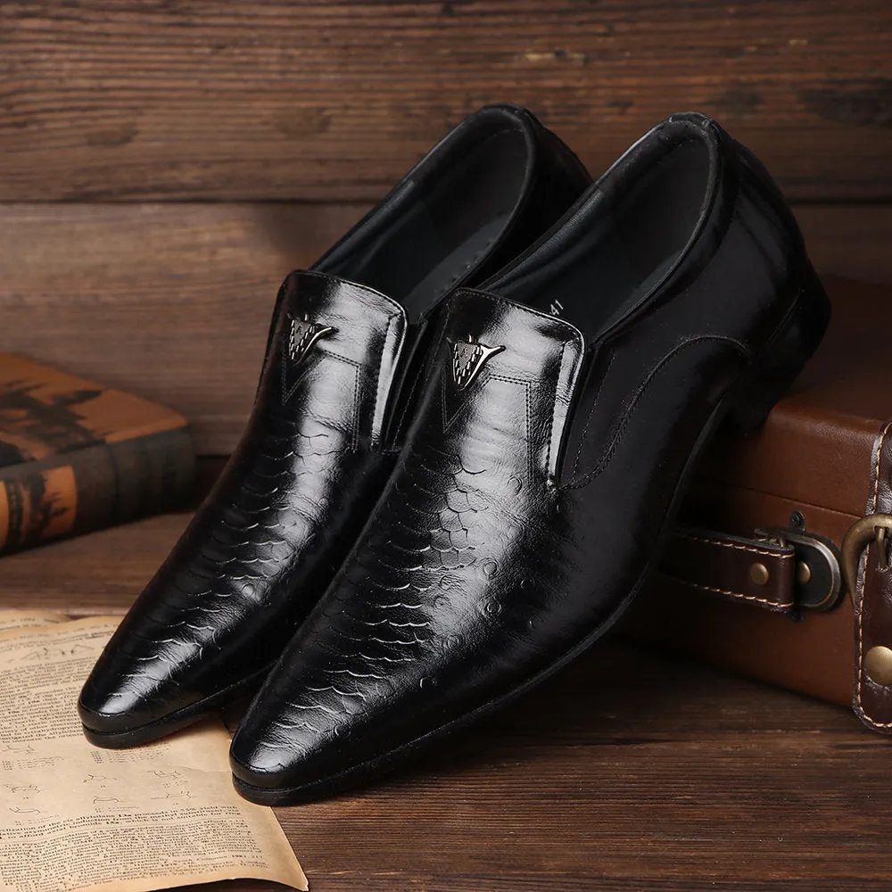 Wildking Men's Slip-Ons Comfort Vintage Business Loafers 5003