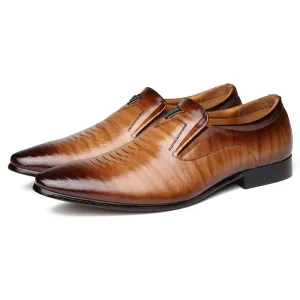 Wildking Men's Slip-Ons Comfort Vintage Business Loafers 5003