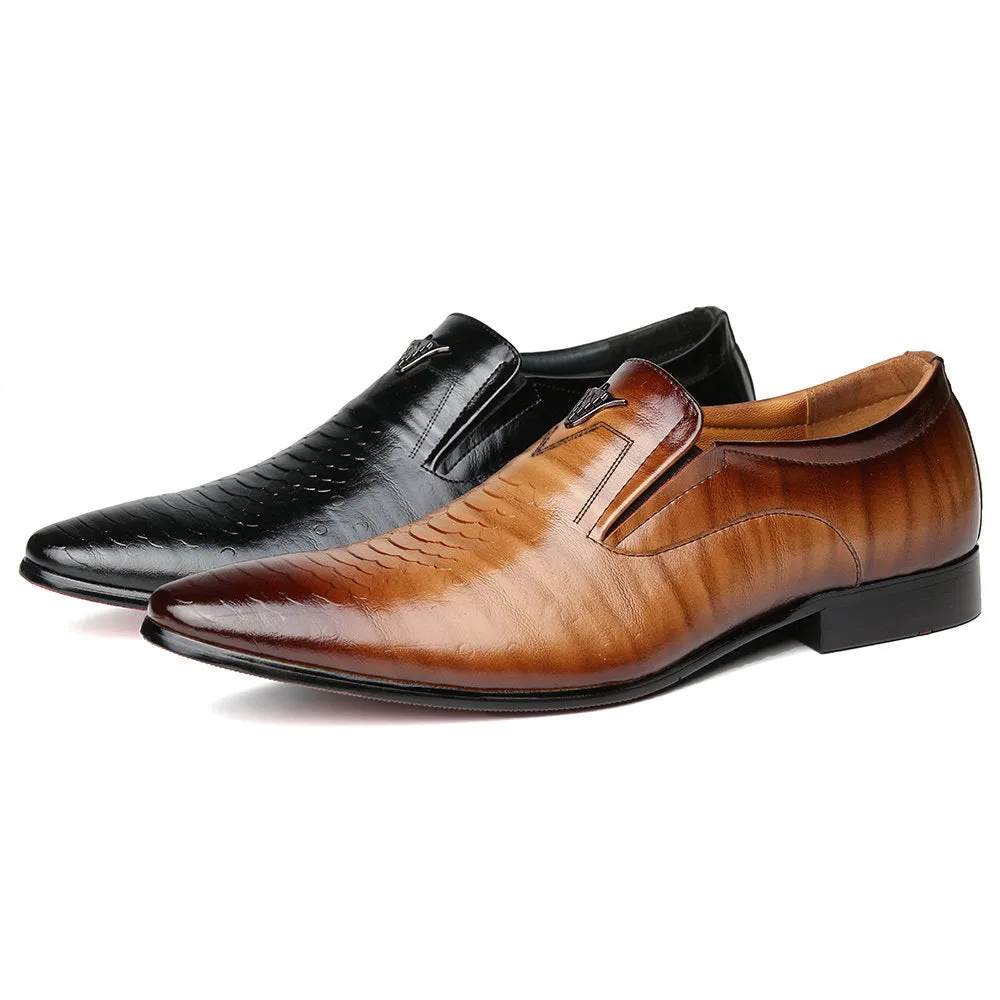 Wildking Men's Slip-Ons Comfort Vintage Business Loafers 5003