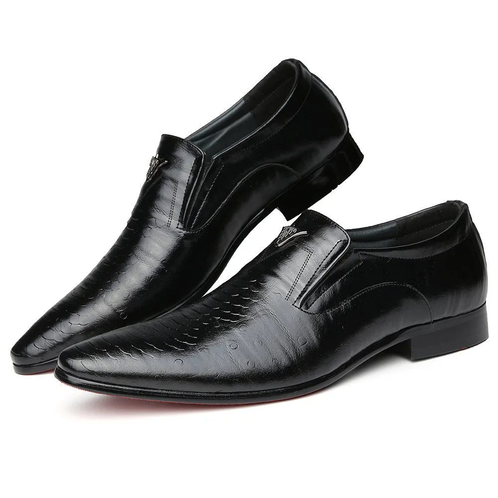 Wildking Men's Slip-Ons Comfort Vintage Business Loafers 5003