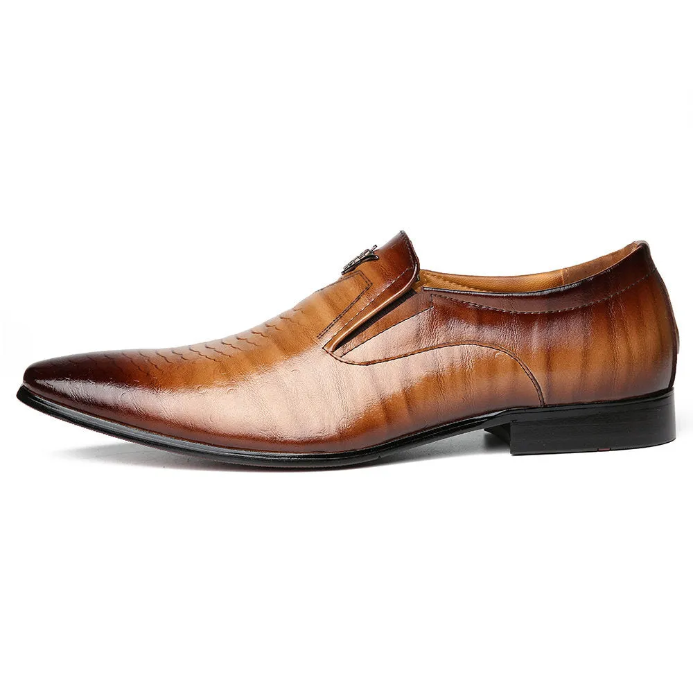 Wildking Men's Slip-Ons Comfort Vintage Business Loafers 5003
