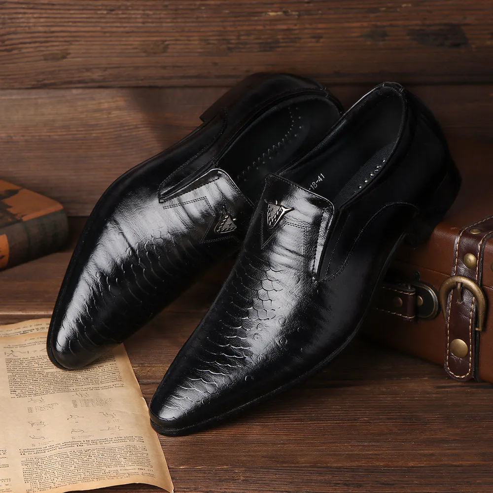 Wildking Men's Slip-Ons Comfort Vintage Business Loafers 5003
