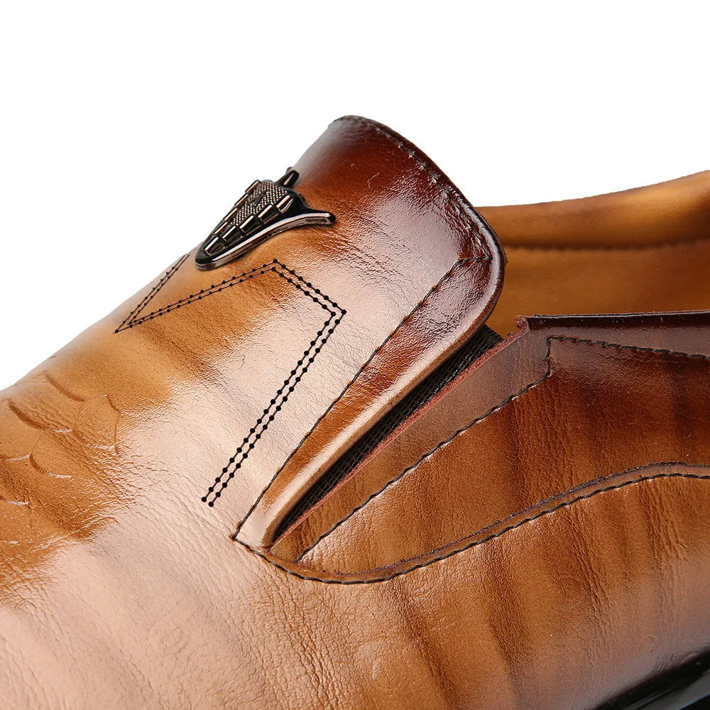 Wildking Men's Slip-Ons Comfort Vintage Business Loafers 5003