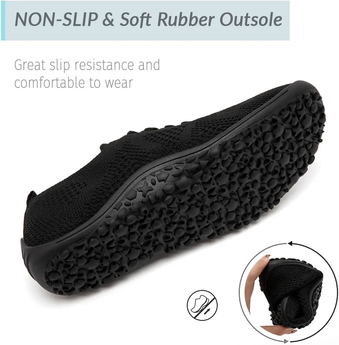 Women Barefoot Shoes Slip on Canvas Walking Sports Zero Drop Sole Casual Sneakers Comfortable Breathable Minimalist Soft Beach Outdoor Shoes