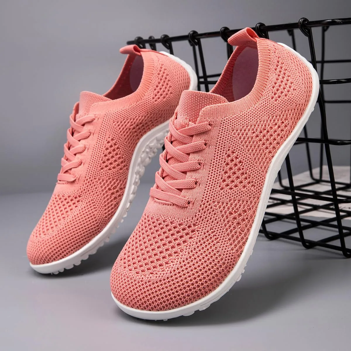 Women Barefoot Shoes Slip on Canvas Walking Sports Zero Drop Sole Casual Sneakers Comfortable Breathable Minimalist Soft Beach Outdoor Shoes