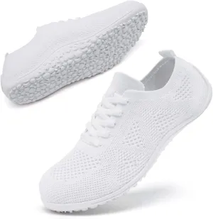 Women's Barefoot Shoes Slip on Zero Drop Workout Shoes Minimalist Comfortable Walking Shoes Lightweight Breathable Soft Beach Outdoor Running Sneakers