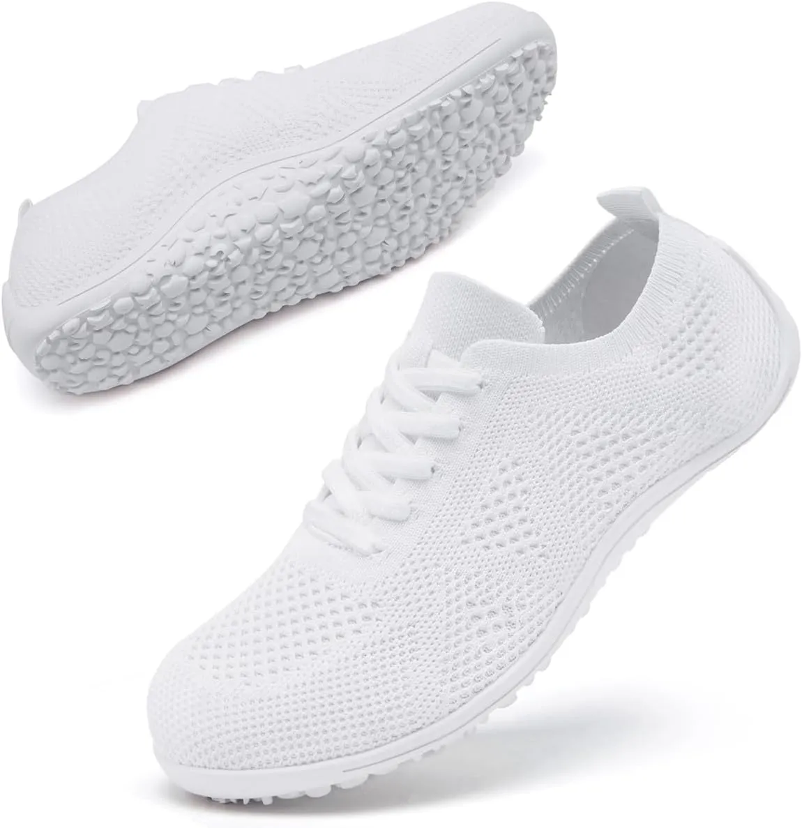 Women's Barefoot Shoes Slip on Zero Drop Workout Shoes Minimalist Comfortable Walking Shoes Lightweight Breathable Soft Beach Outdoor Running Sneakers
