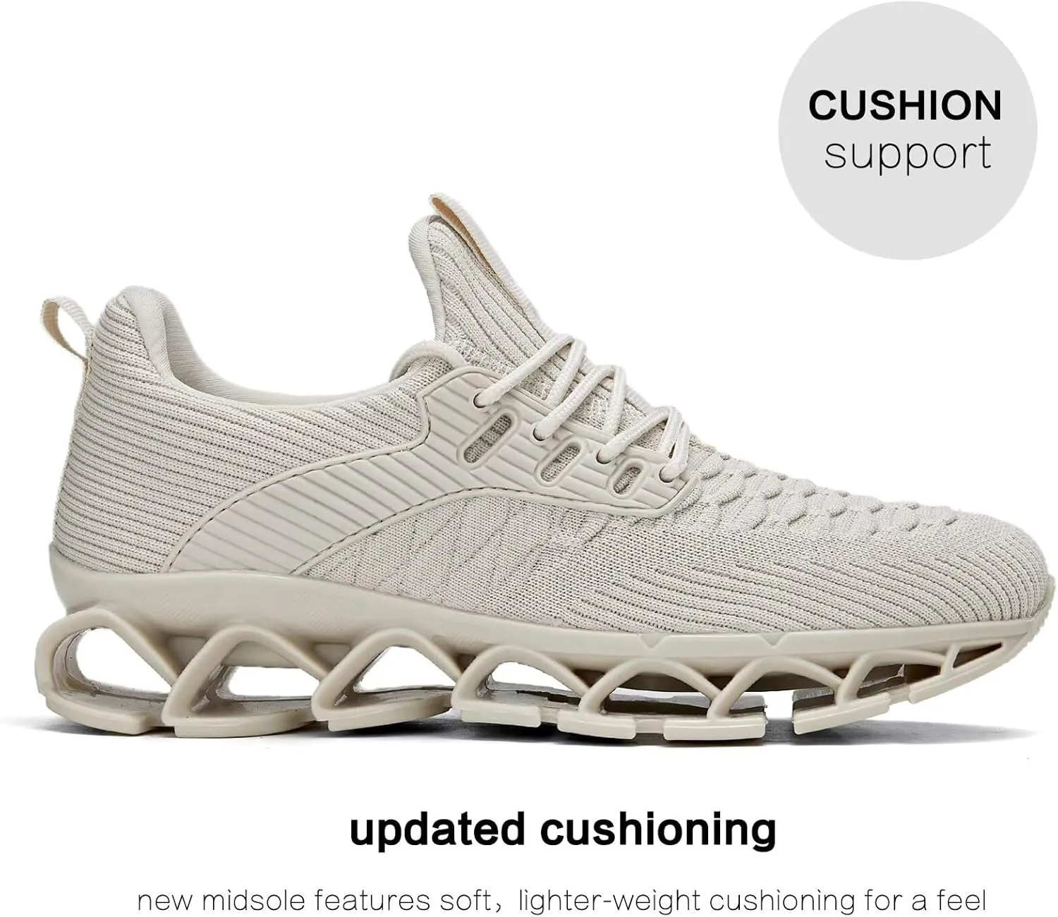 Women's Blade Running Shoes Ladies Fashion Sneakers Slip on Shoes Tennis Walking Athletic Shoes