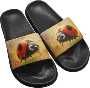 Women's Causal Sandals Soft Comfy Causal Slide Sandals Lightweight Non Slip Home Shower Slippers US 6-12