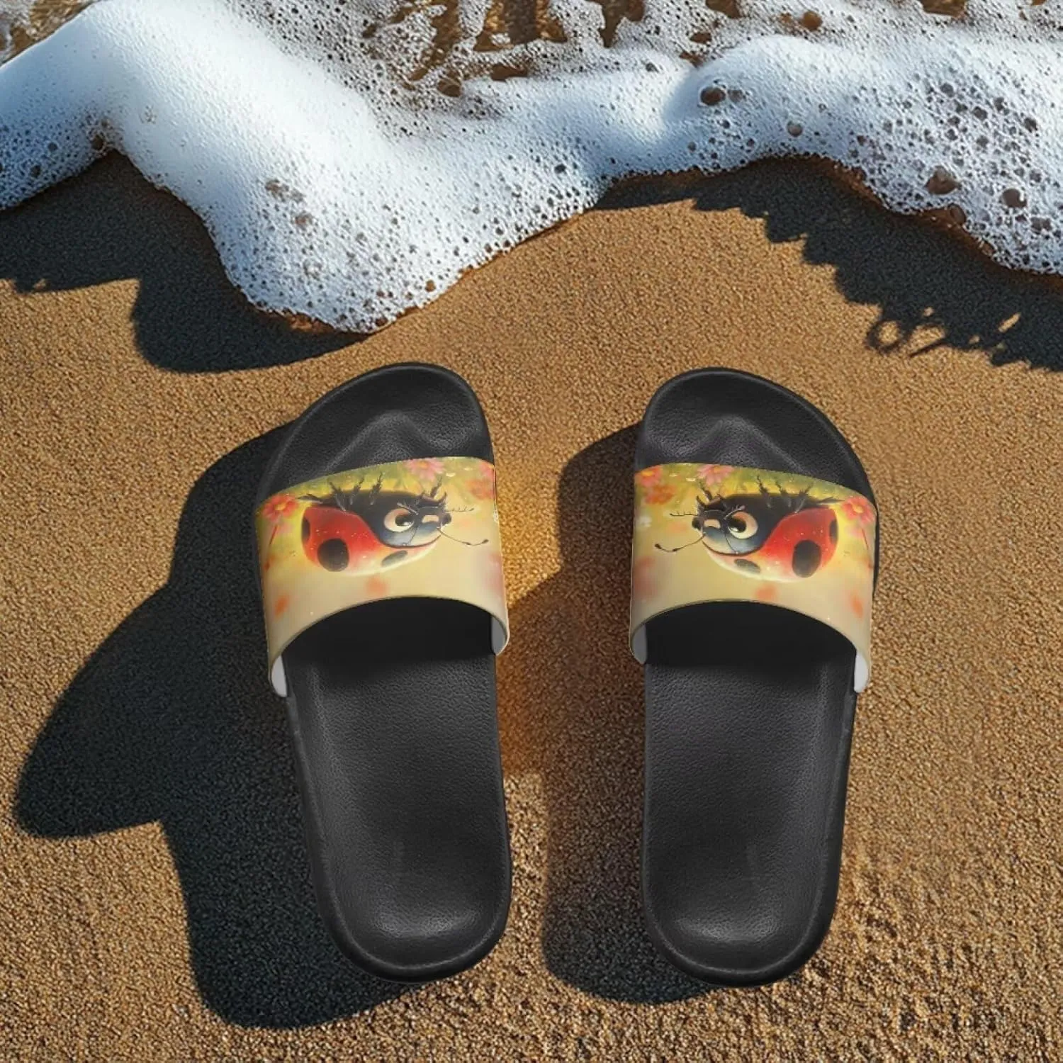 Women's Causal Sandals Soft Comfy Causal Slide Sandals Lightweight Non Slip Home Shower Slippers US 6-12
