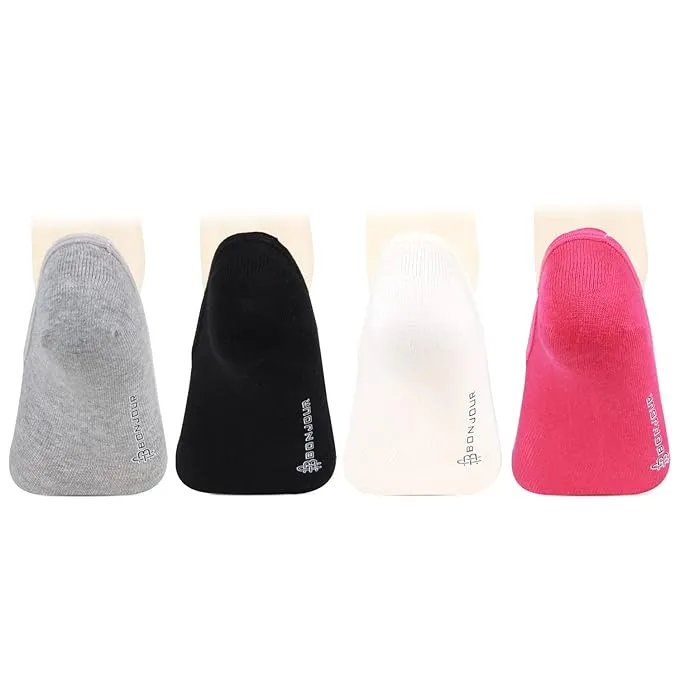 Women's Cotton Loafer/ Footies/ Fashion / No Show Socks - Pack of 4