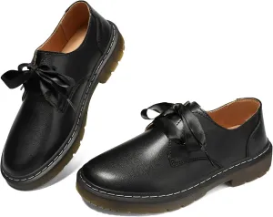 Women's Lace-up Loafers Slip-on Comfortable & Light-Weight Office Dress Shoes