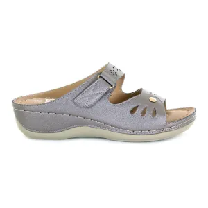 Womens Larissa Wedge Sandal Pewter